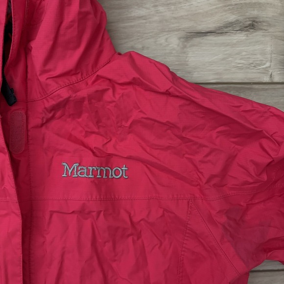 Marmot XS Women's Full Zip Hoodie Rain Wind Jacket Pockets Lightweight - Picture 3 of 6